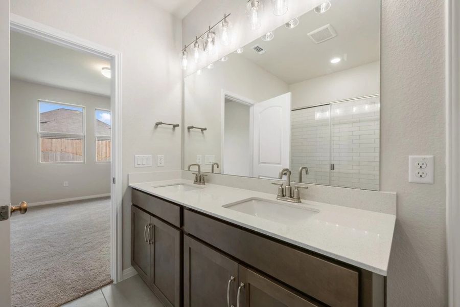 Furnished interior view inside a new home in Rolling Glen, Hutto (Image 12).