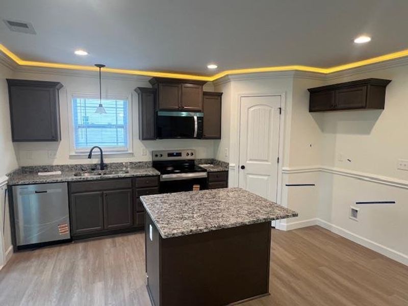 Furnished interior view inside a new home in Cleveland Meadows, Spartanburg (Image 3).