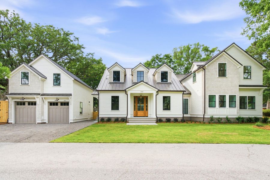Front exterior of a new home in , Mount Pleasant, SC, highlighting curb appeal (Image 30).