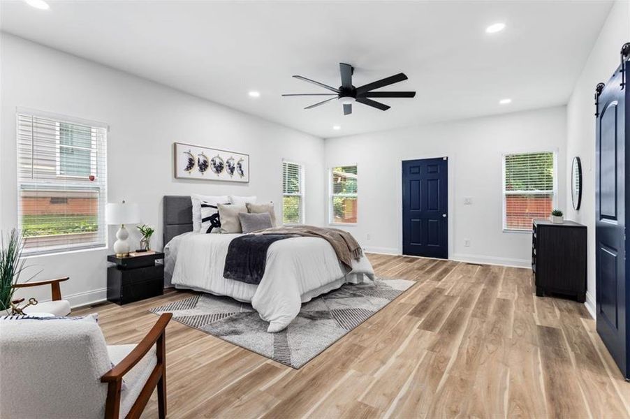 Furnished interior view inside a new home in , Atlanta (Image 33).