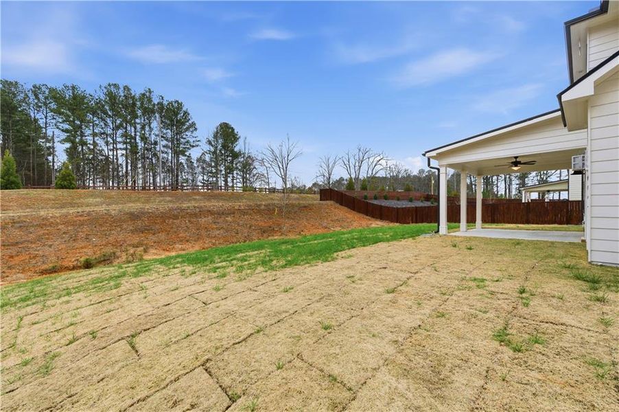 Exterior details and patio area of a home in Springside Reserve, Powder Springs (Image 21).