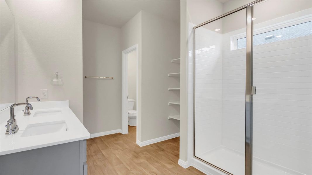 Furnished interior view inside a new home in Carillon, Manor (Image 6).