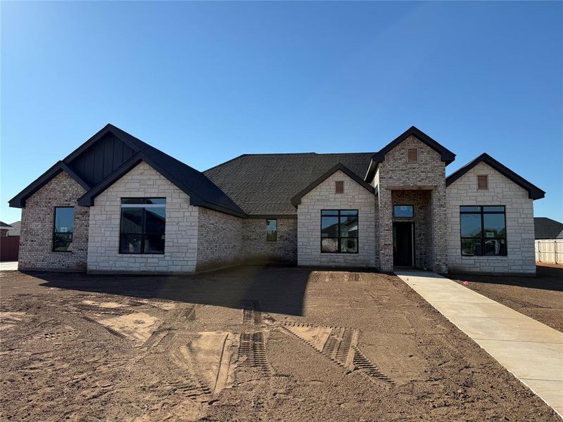 In-progress construction of a new home in , Abilene, TX (Image 12).