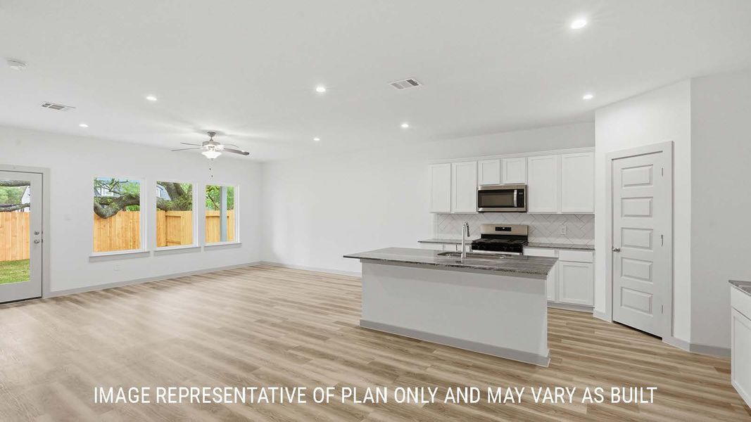 Representative furnished interior of a home built from the Mitchell by D.R. Horton in China Grove, China (Image 9).