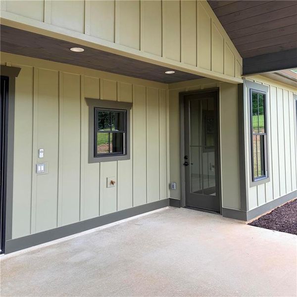 Exterior details and patio area of a home in , Morganton (Image 24).