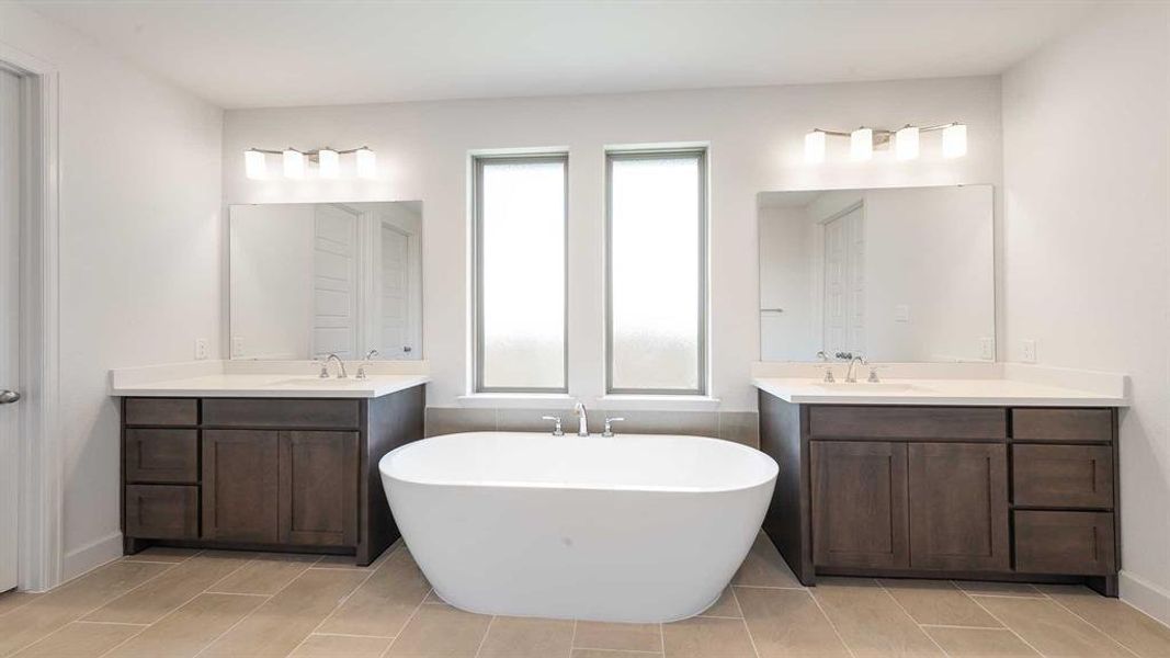 Furnished interior view inside a new home in Mosaic 50', Celina (Image 10). Furnished interior view inside a new home in Mosaic 50', Celina (Image 10).