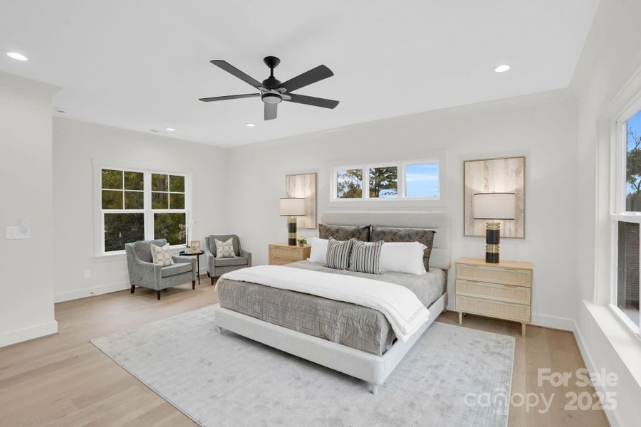 Furnished interior view inside a new home in , Charlotte (Image 7).