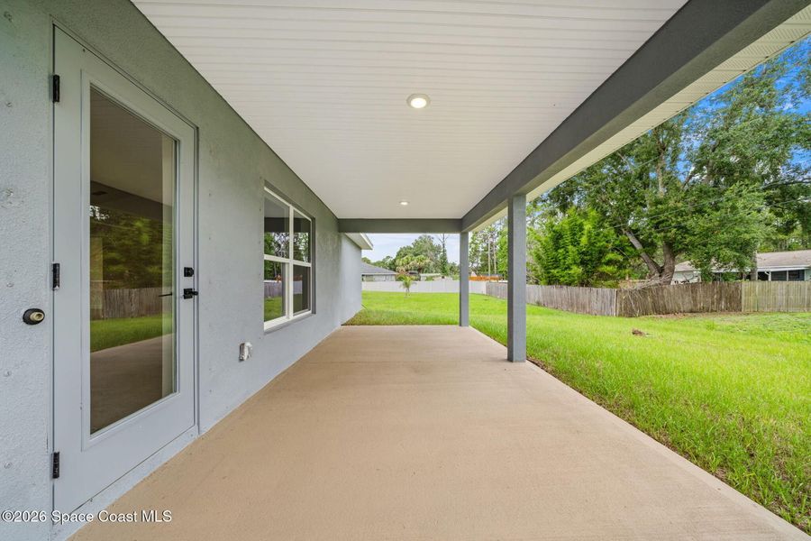 Exterior details and patio area of a home in Palm Bay, Palm Bay (Image 3).