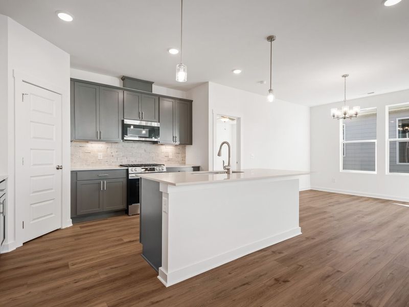 Furnished interior view inside a new home in Sage Farms, White House (Image 6).