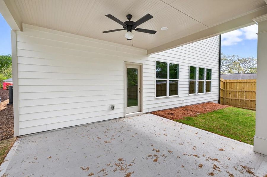 Exterior details and patio area of a home in , Sugar Hill (Image 4).