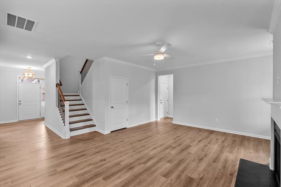 Spacious, unfurnished interior of a new home in Hanes Lake, Winston-Salem (Image 42).