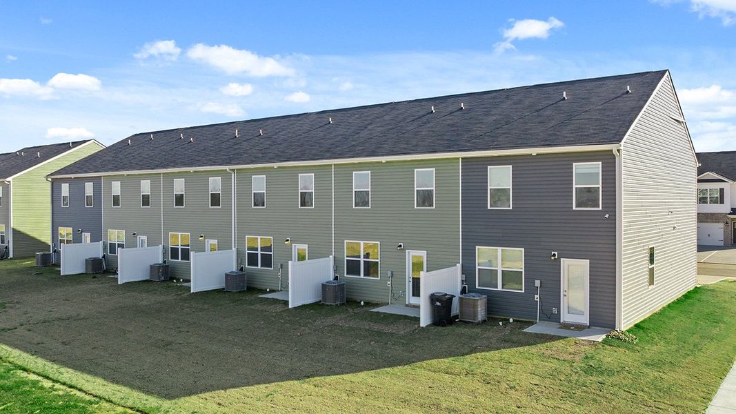 Exterior details and patio area of a home in Weatherstone, Grovetown (Image 17).
