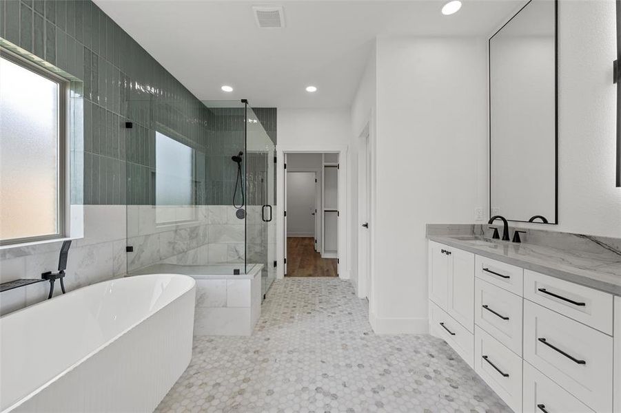 Furnished interior view inside a new home in , Hewitt (Image 16).