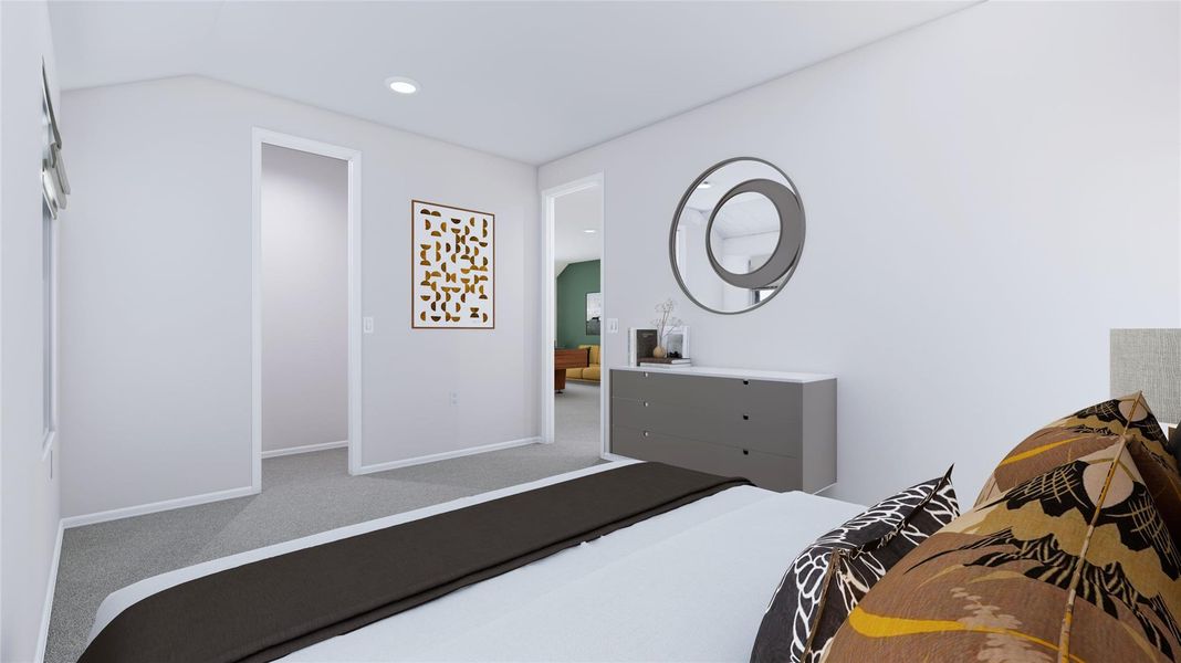 Furnished interior view inside a new home in Anniston, Katy (Image 16). Furnished interior view inside a new home in Anniston, Katy (Image 16).