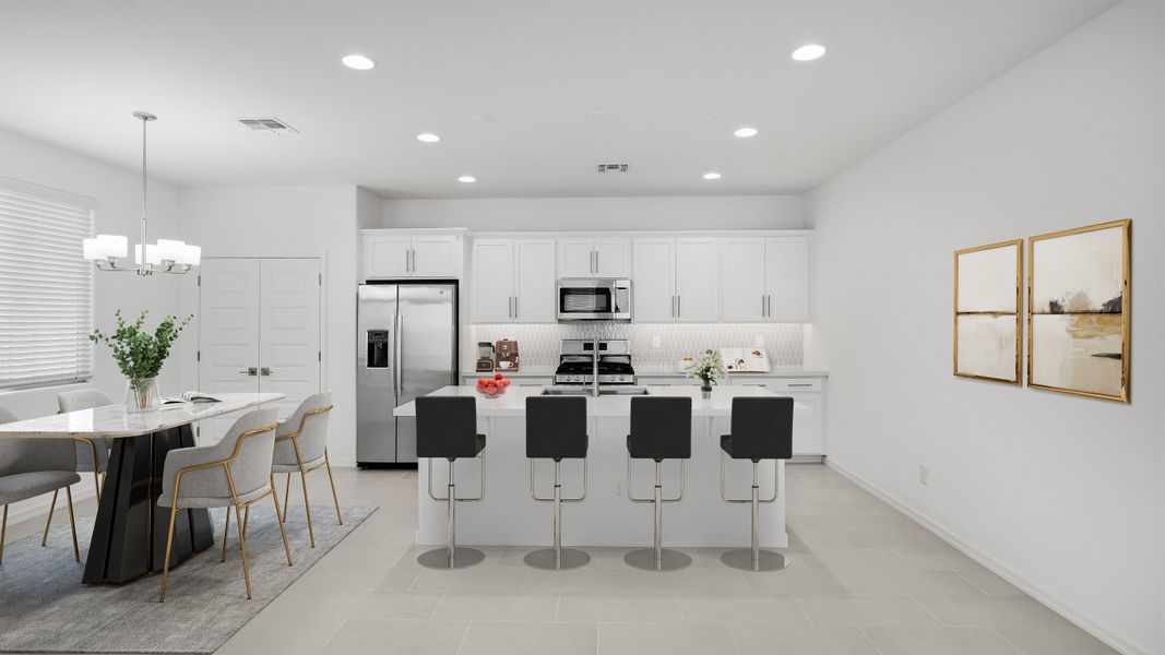 Furnished interior view inside a new home in Parkside, Avondale (Image 4).