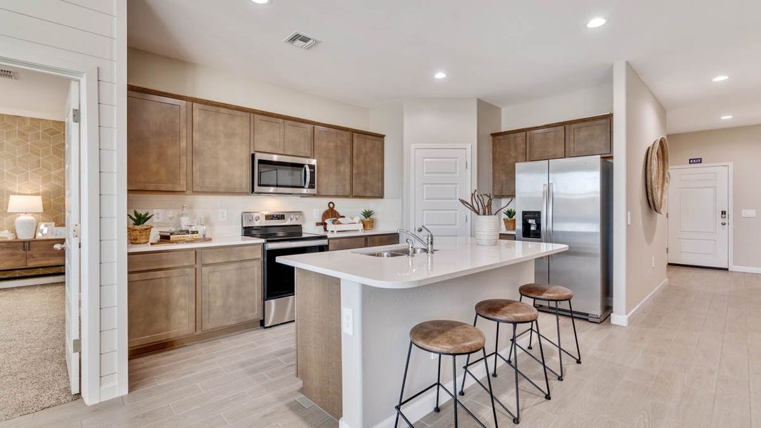 Furnished interior view inside a new home in Desert Moon Estates, Buckeye (Image 5).
