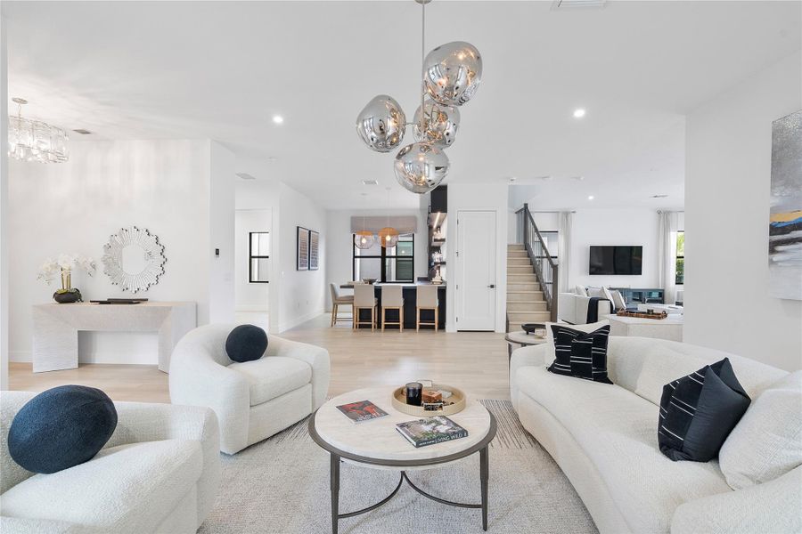 Furnished interior view inside a new home in Solana Bay at Avenir, Palm Beach Gardens (Image 36). Furnished interior view inside a new home in Solana Bay at Avenir, Palm Beach Gardens (Image 36).