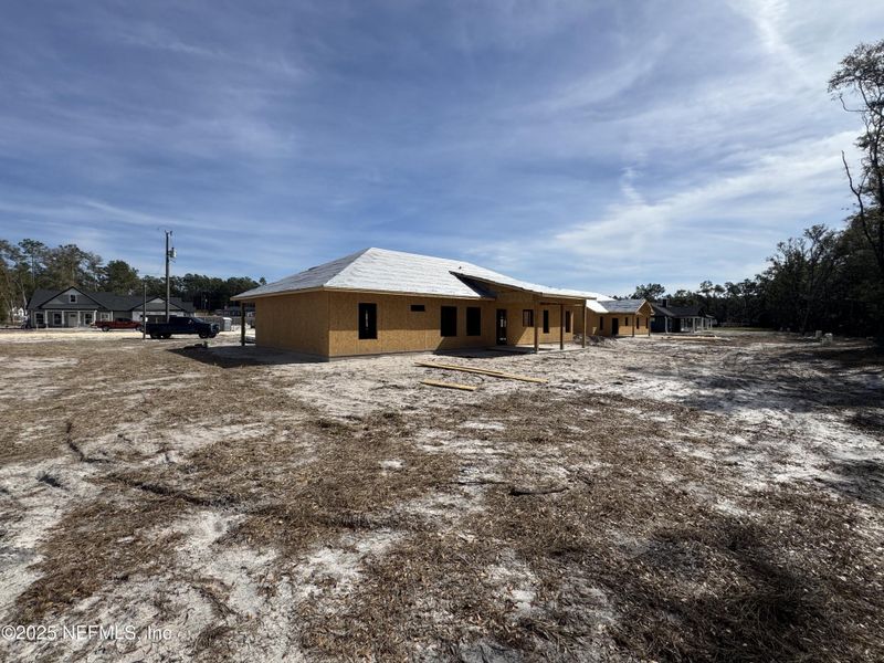 In-progress construction of a new home in , Keystone Heights, FL (Image 3).