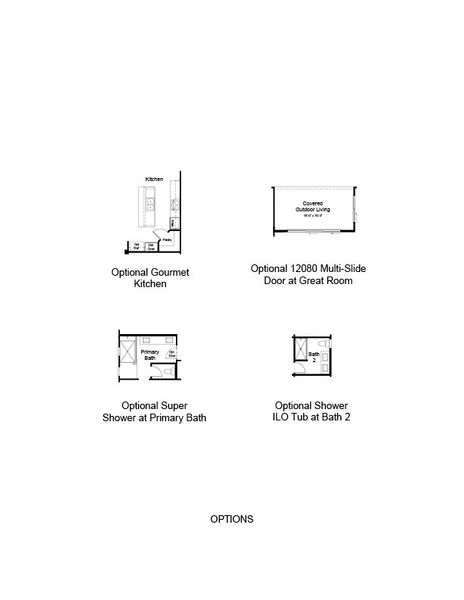 2D floor plan layout of this home in Artisan at Asante, Surprise, AZ (Image 6).