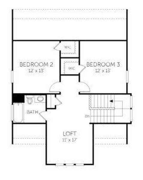 2nd Floorplan - Representative Photo