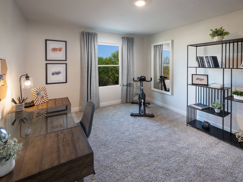 Furnished interior view inside a new home in Maxwell Commons, Easley (Image 11).
