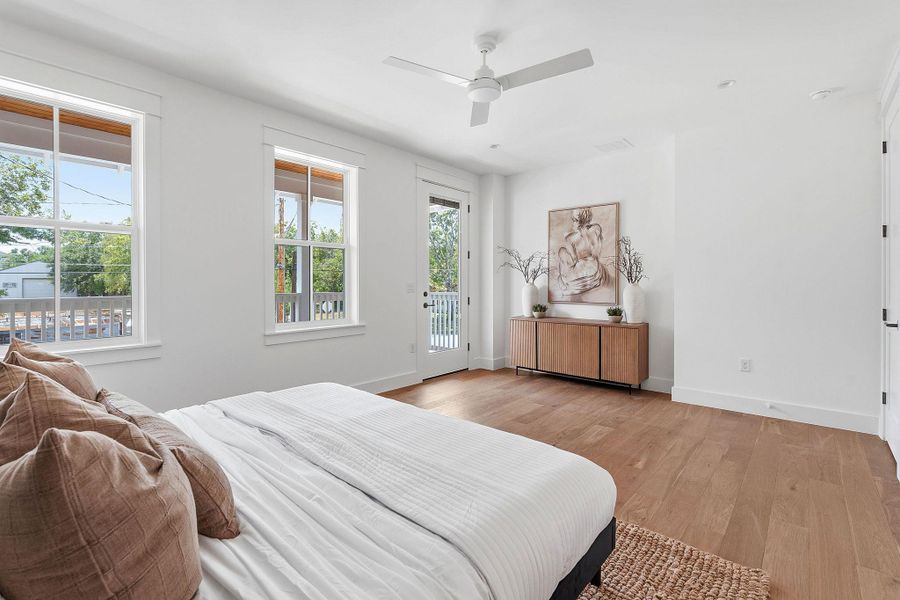 Furnished interior view inside a new home in , Austin (Image 9).