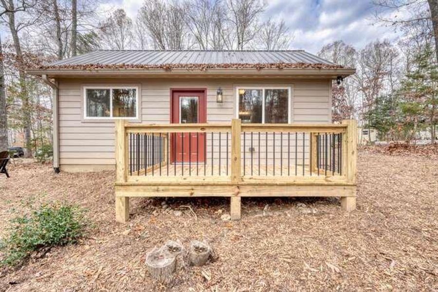 Exterior details and patio area of a home in , Blairsville (Image 18). Exterior details and patio area of a home in , Blairsville (Image 18).