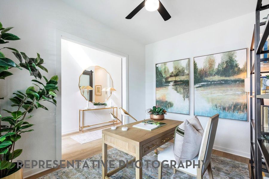 Furnished interior view inside a new home in Parkside On The River, Georgetown (Image 22). Furnished interior view inside a new home in Parkside On The River, Georgetown (Image 22).