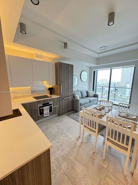 Furnished interior view inside a new home in , Miami (Image 7).