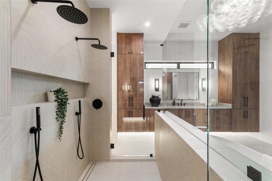 Furnished interior view inside a new home in , Fort Worth (Image 28).