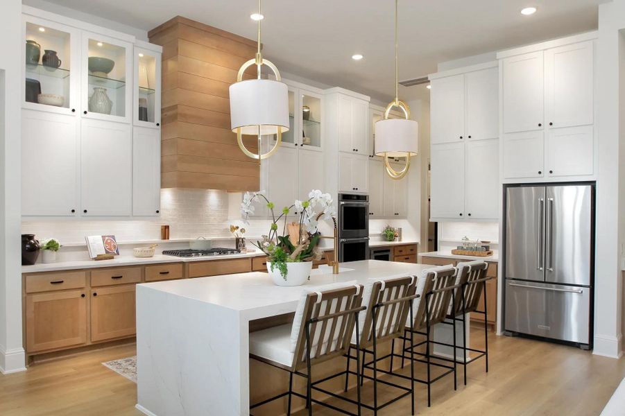 Furnished interior view inside a new home in Meridiana 90', Manvel (Image 5).