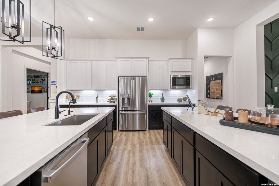 Furnished interior view inside a new home in Mesa Western, Cibolo (Image 16).