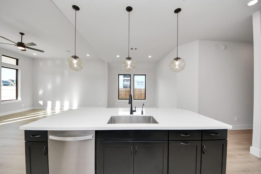 Furnished interior view inside a new home in Elyson, Katy (Image 12).