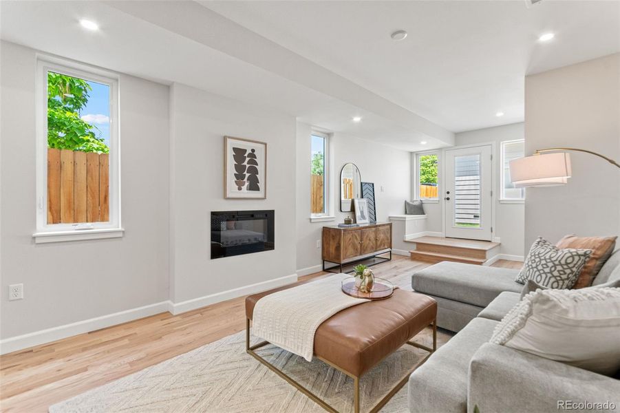 Furnished interior view inside a new home in , Denver (Image 33).