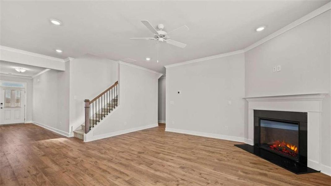 Spacious, unfurnished interior of a new home in Heritage Pointe, Senoia (Image 32). Spacious, unfurnished interior of a new home in Heritage Pointe, Senoia (Image 32).