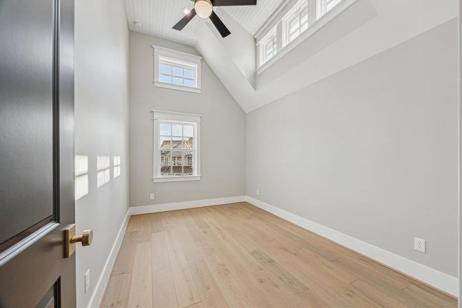 One of 4 upstairs bedrooms.