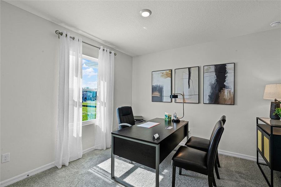 Furnished interior view inside a new home in Nona West, Orlando (Image 17). Furnished interior view inside a new home in Nona West, Orlando (Image 17).