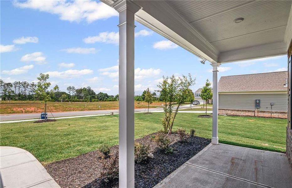 Exterior details and patio area of a home in Anderson Point, McDonough (Image 3).