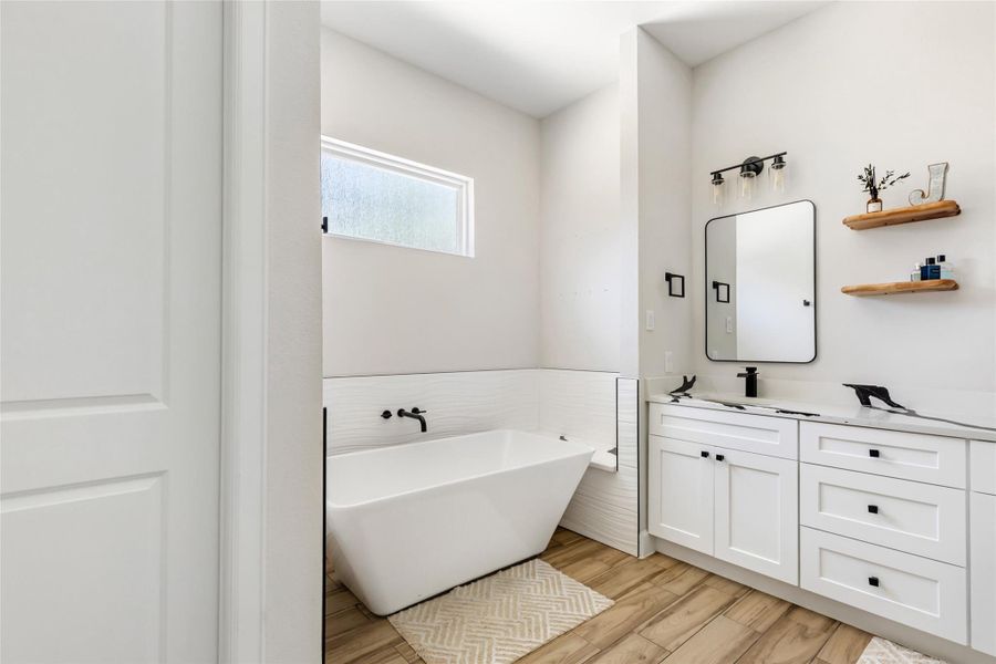 Primary Bathroom with Large Soaking Tub