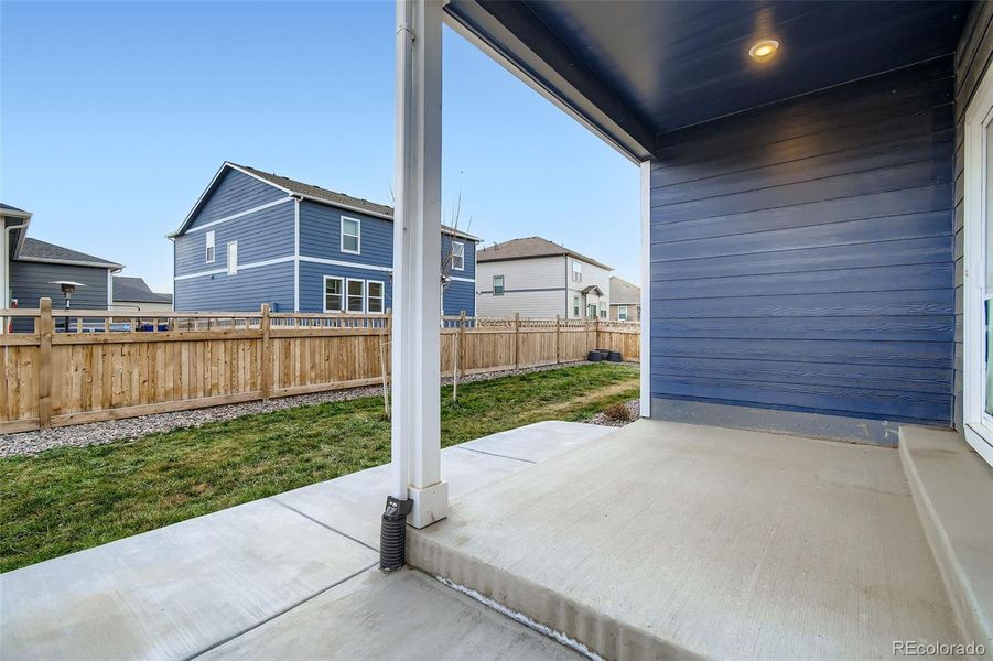 Exterior details and patio area of a home in Brighton Crossing, Brighton (Image 3). Exterior details and patio area of a home in Brighton Crossing, Brighton (Image 3).