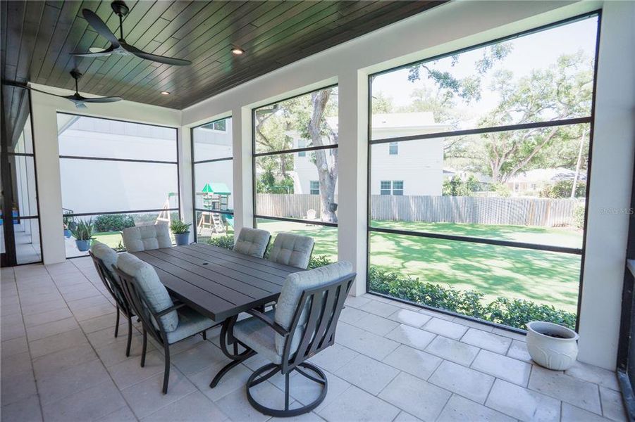 Exterior details and patio area of a home in , Tampa (Image 33).