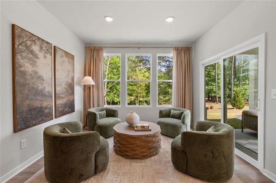 Furnished interior view inside a new home in Windsong Estates, McDonough (Image 16).