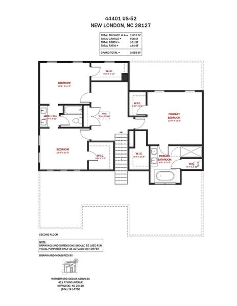 2D floor plan layout of this home in , Richfield, NC (Image 4).
