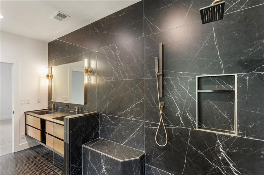 Furnished interior view inside a new home in , Snellville (Image 8). Furnished interior view inside a new home in , Snellville (Image 8).