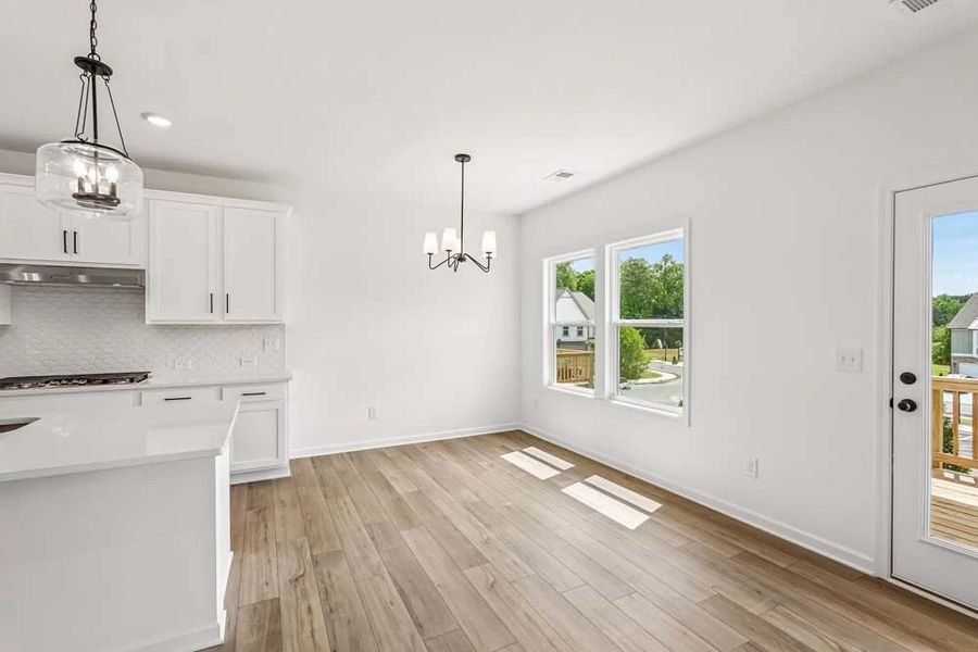 Representative Photo: Breakfast Nook Representative Photo: Breakfast Nook
