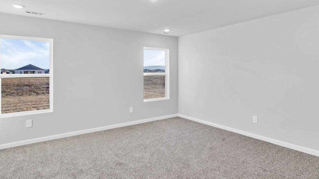 Representative unfurnished interior of a home built from the Lakeside by D.R. Horton in Bailey Park, Fayetteville (Image 31).
