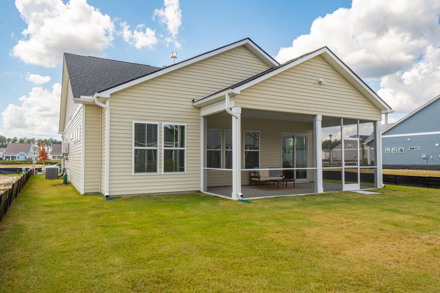 Exterior details and patio area of a home in , Summerville (Image 39).