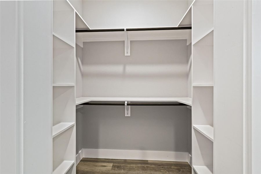 one of the two walking closet master bedroom