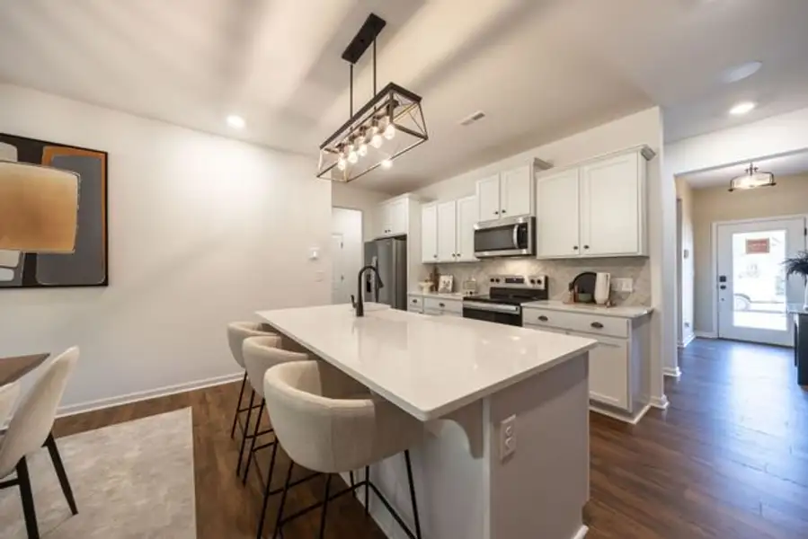 Representative furnished interior of a home built from the Abigale by True Homes in Swaim Meadows, Winston-Salem (Image 2).