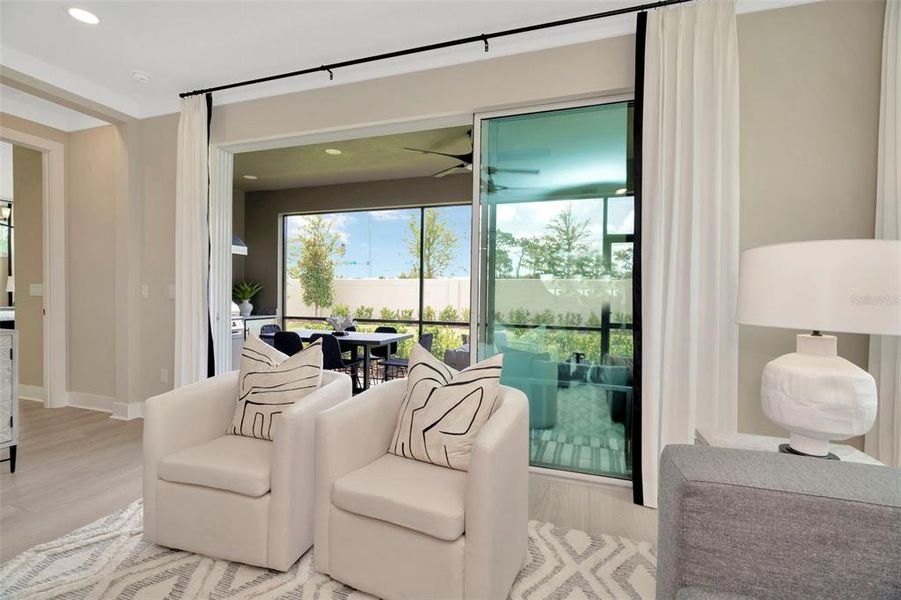 Furnished interior view inside a new home in Primrose at Longleaf, New Port Richey (Image 20).